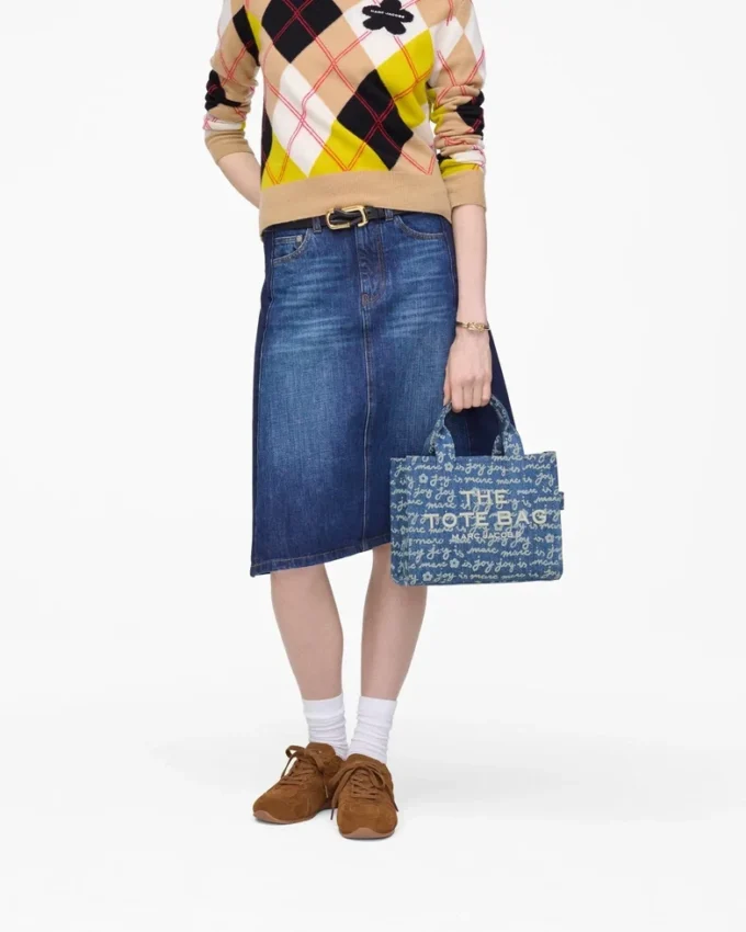 The Joy Denim Small Tote Bag The Joy Denim Small Tote Bag