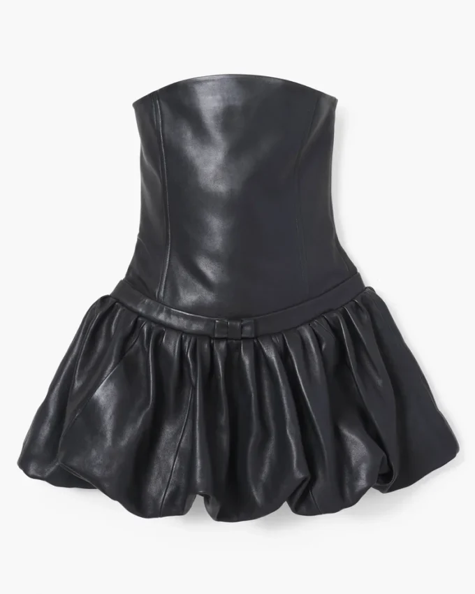 The Leather Bubble Dress The Leather Bubble Dress