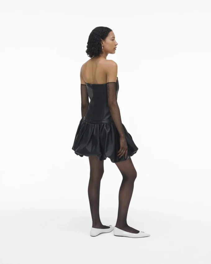 The Leather Bubble Dress The Leather Bubble Dress