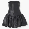 The Leather Bubble Dress The Leather Bubble Dress