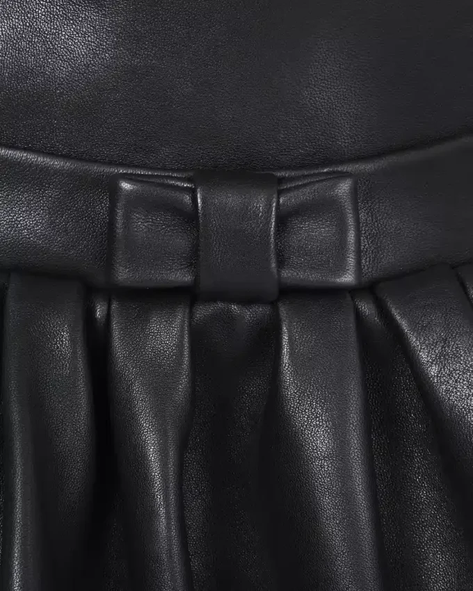 The Leather Bubble Dress The Leather Bubble Dress