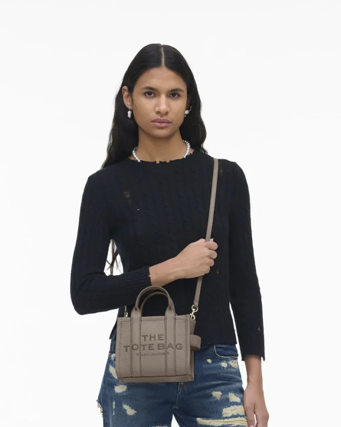 The Leather Crossbody Tote Bag The Leather Crossbody Tote Bag