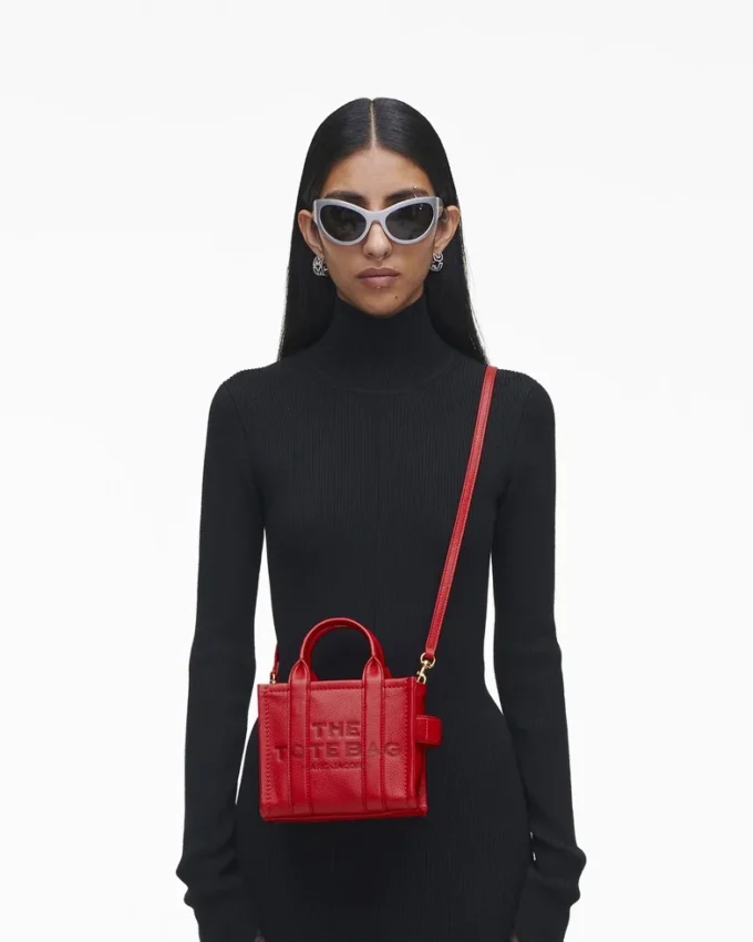 The Leather Crossbody Tote Bag The Leather Crossbody Tote Bag
