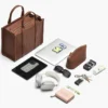 The Leather Medium Tote Bag The Leather Medium Tote Bag