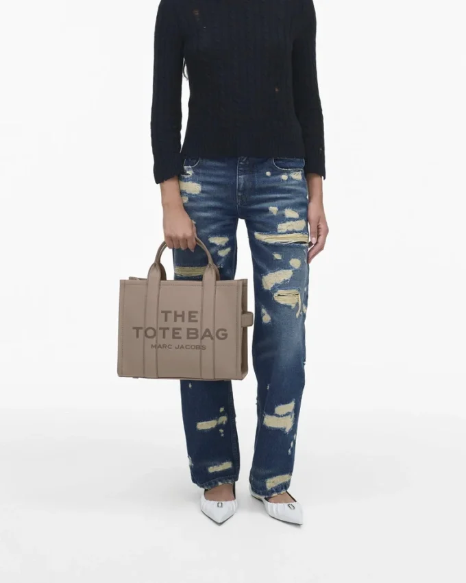 The Leather Medium Tote Bag The Leather Medium Tote Bag