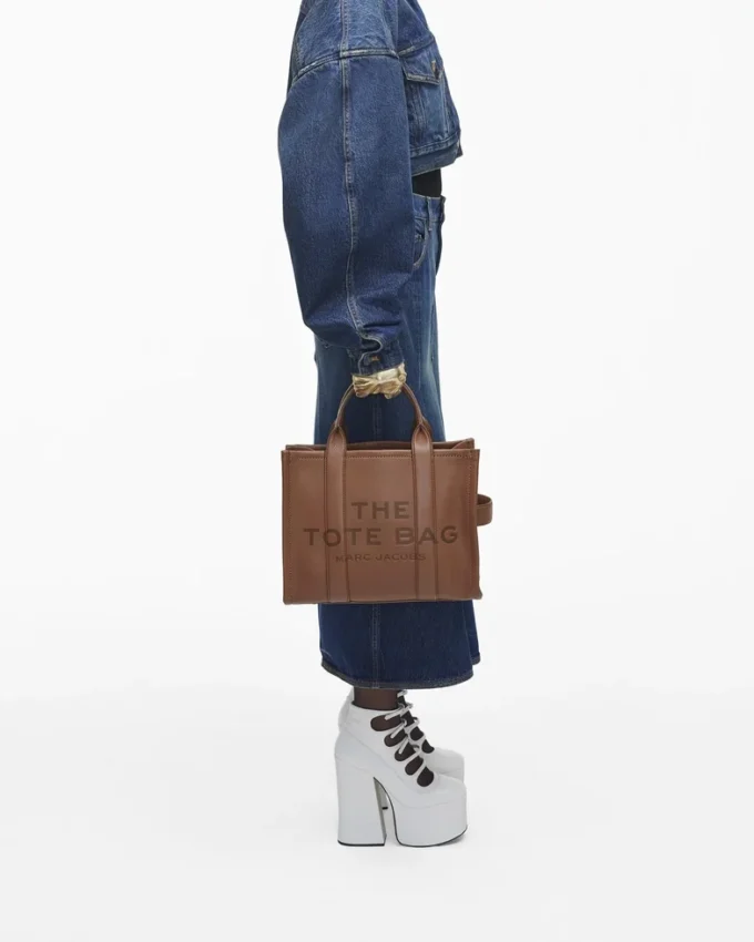 The Leather Medium Tote Bag The Leather Medium Tote Bag