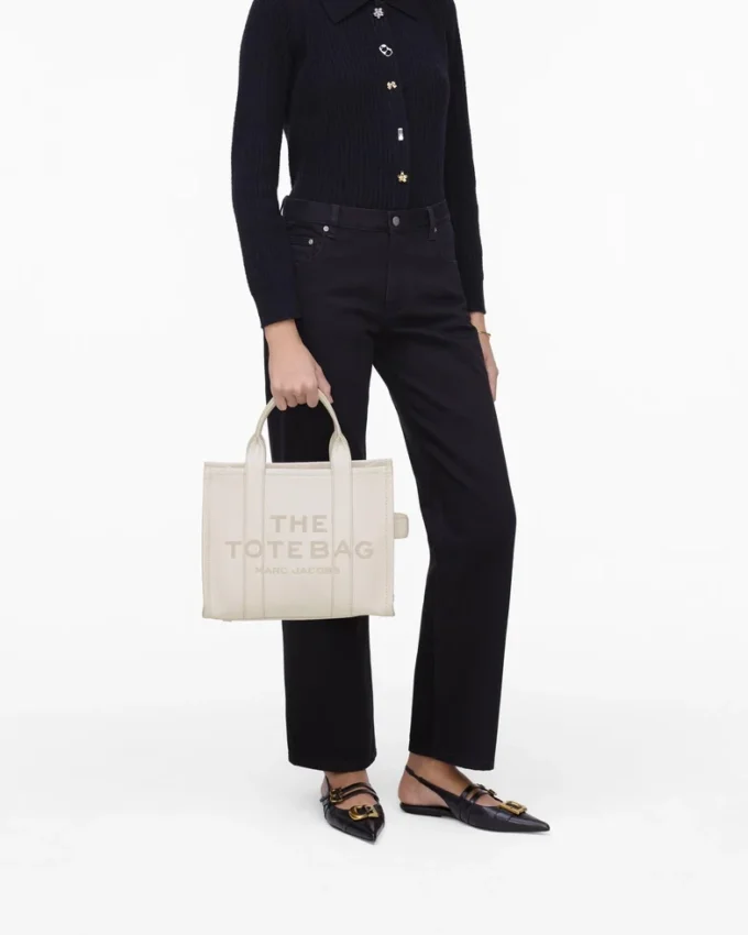 The Leather Medium Tote Bag The Leather Medium Tote Bag