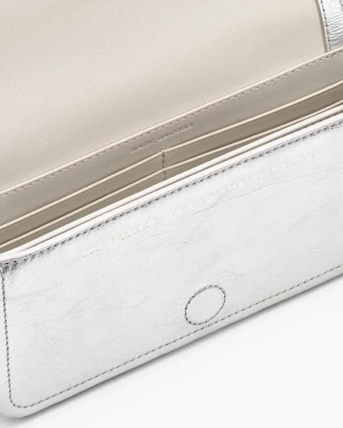 The Metallic Leather Chain Mini Bag The Metallic Leather Chain Mini Bag