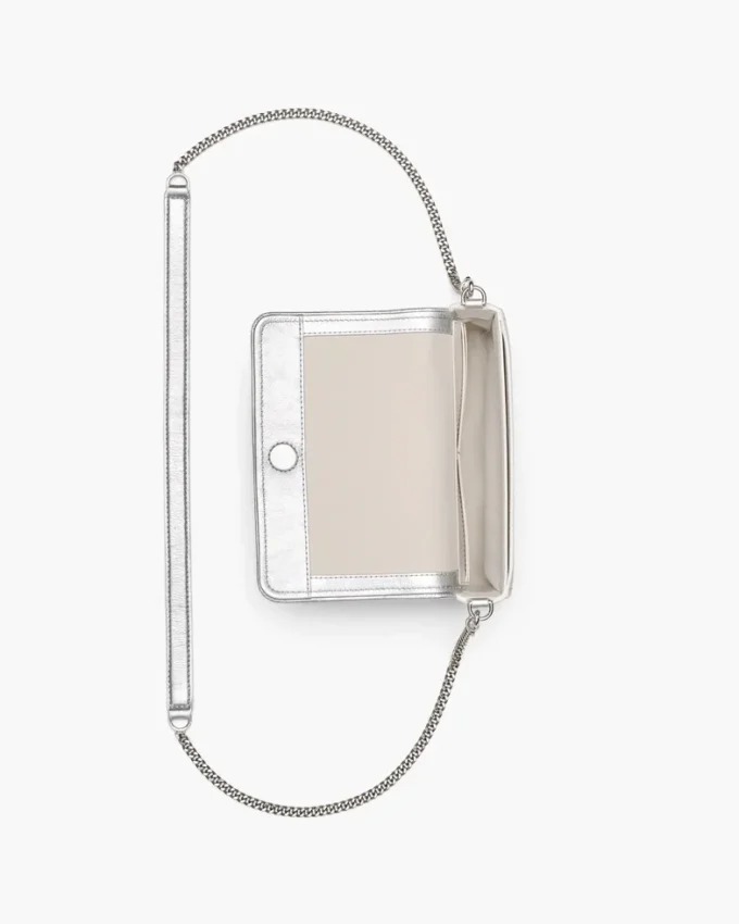The Metallic Leather Chain Mini Bag The Metallic Leather Chain Mini Bag