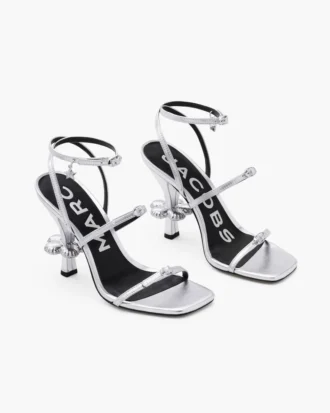 The Metallic Leather Daisy Heel