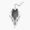 The Metallic Leather Nano Tote Charm The Metallic Leather Nano Tote Charm