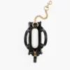 The Metallic Leather Nano Tote Charm The Metallic Leather Nano Tote Charm