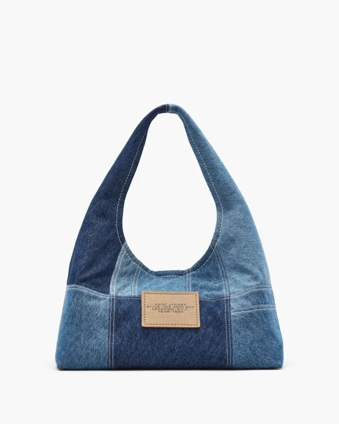 The Patchwork Denim Sack Bag The Patchwork Denim Sack Bag