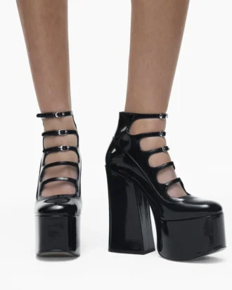The Patent Leather Kiki Ankle Boot