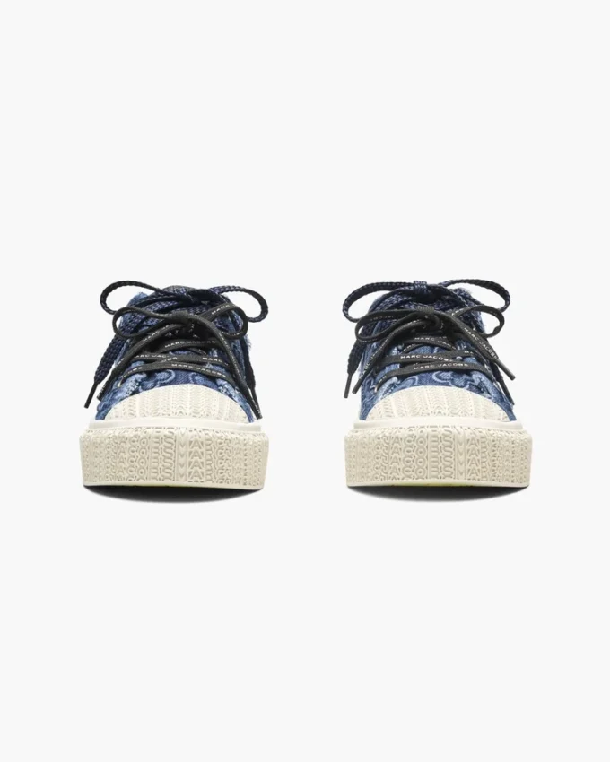 The Puffy Daisy Denim Sneaker Mule