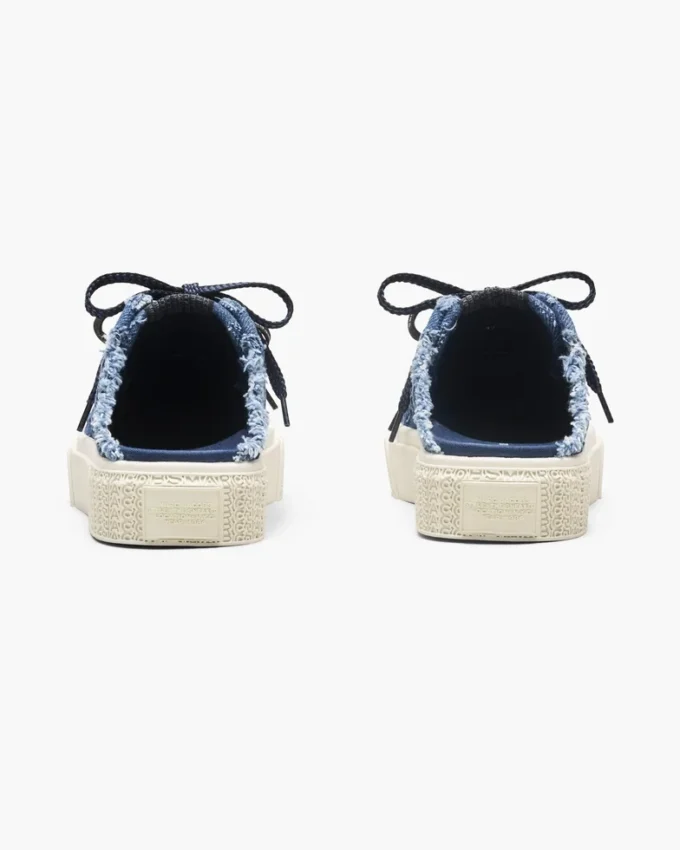 The Puffy Daisy Denim Sneaker Mule