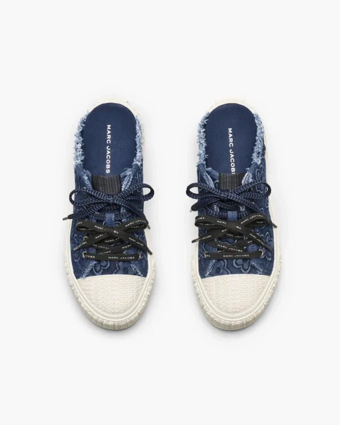 The Puffy Daisy Denim Sneaker Mule