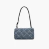 The Quilted Denim Mini Dual Shoulder Bag