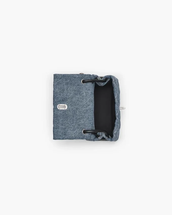 The Quilted Denim Mini Dual Shoulder Bag