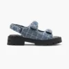 The Quilted Denim Sunny Sandal