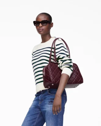 The Quilted Leather Dual Satchel