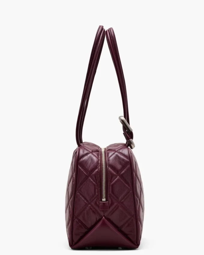 The Quilted Leather Dual Satchel The Quilted Leather Dual Satchel