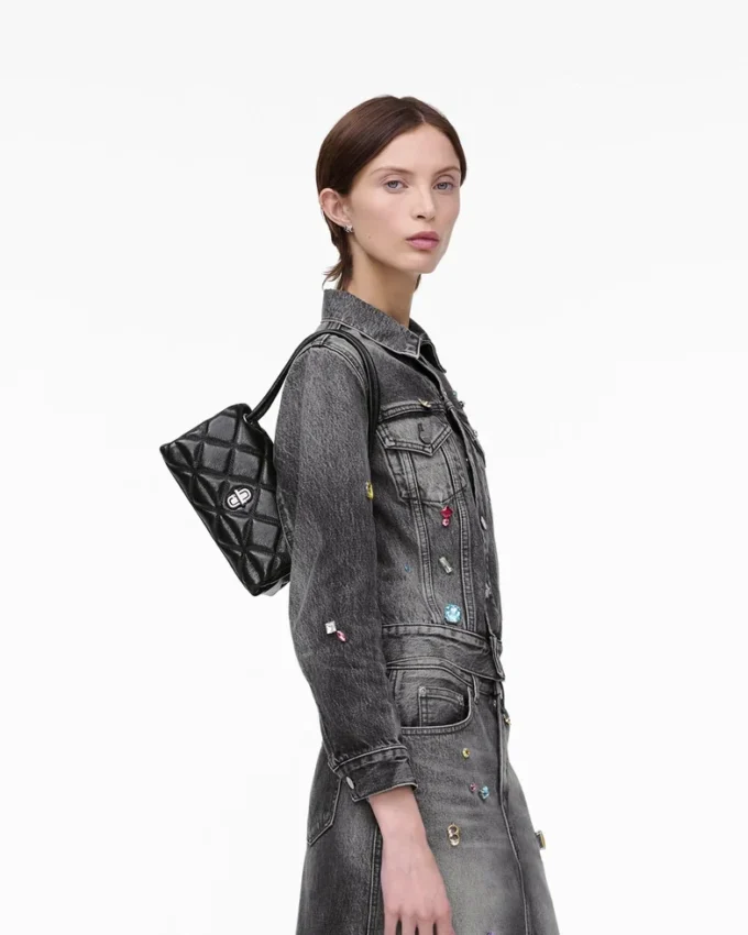 The Quilted Mini Dual Shoulder Bag The Quilted Mini Dual Shoulder Bag
