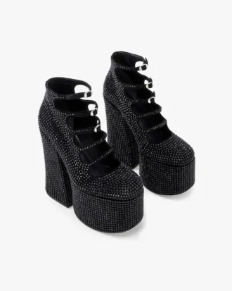 The Rhinestone Kiki Ankle Boot
