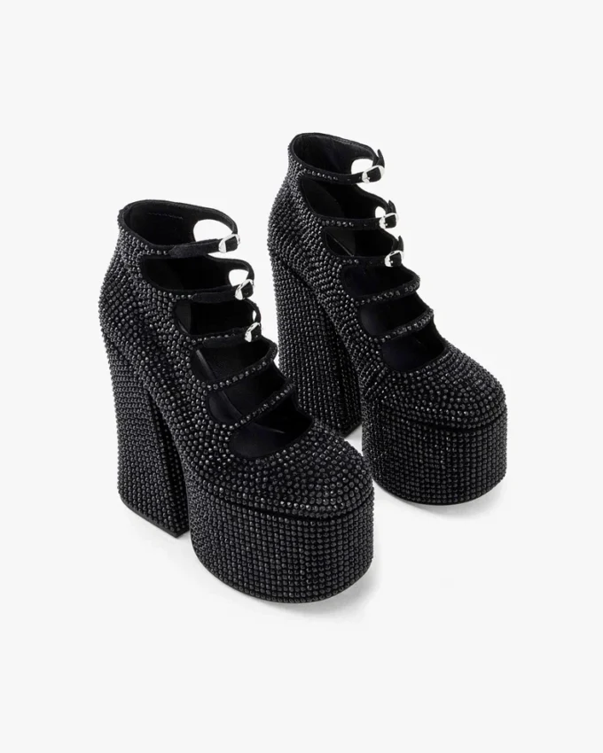 The Rhinestone Kiki Ankle Boot The Rhinestone Kiki Ankle Boot