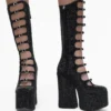 The Rhinestone Kiki Knee-High Boot The Rhinestone Kiki Knee-High Boot