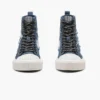 The Rip And Repair Denim High Top Sneaker The Rip And Repair Denim High Top Sneaker