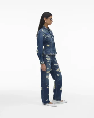 The Rip And Repair Fluted Denim Jacket