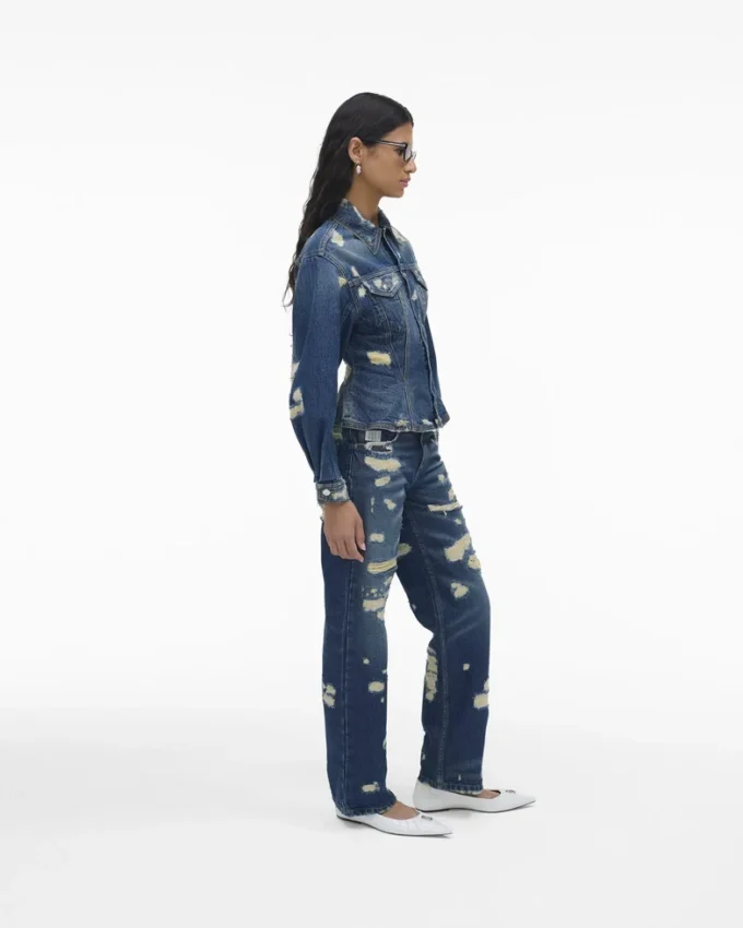 The Rip And Repair Fluted Denim Jacket The Rip And Repair Fluted Denim Jacket