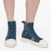 The Sequin Daisy Denim High Top Sneaker The Sequin Daisy Denim High Top Sneaker