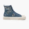 The Sequin Daisy Denim High Top Sneaker The Sequin Daisy Denim High Top Sneaker