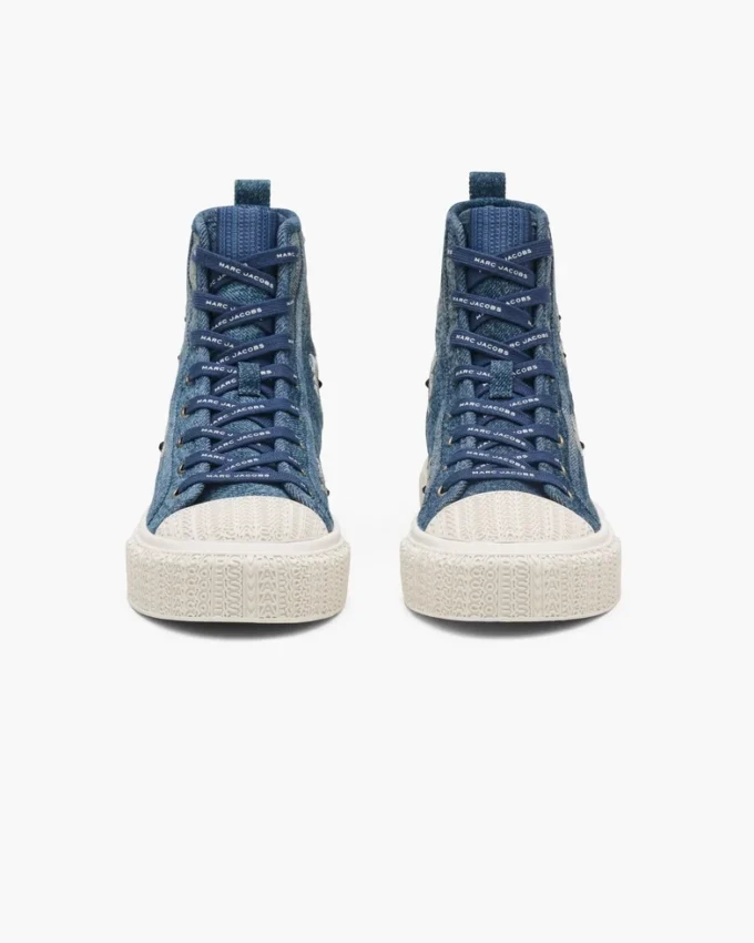 The Sequin Daisy Denim High Top Sneaker The Sequin Daisy Denim High Top Sneaker