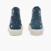 The Sequin Daisy Denim High Top Sneaker The Sequin Daisy Denim High Top Sneaker