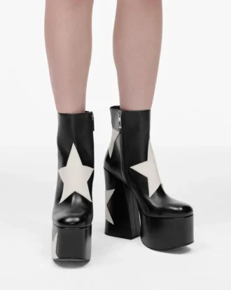 The Star Patchwork Kiki Platform Boot