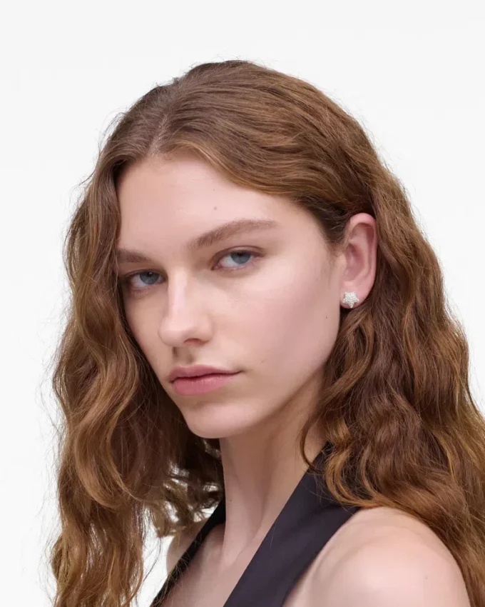 The Star Pave Stud Earrings The Star Pave Stud Earrings