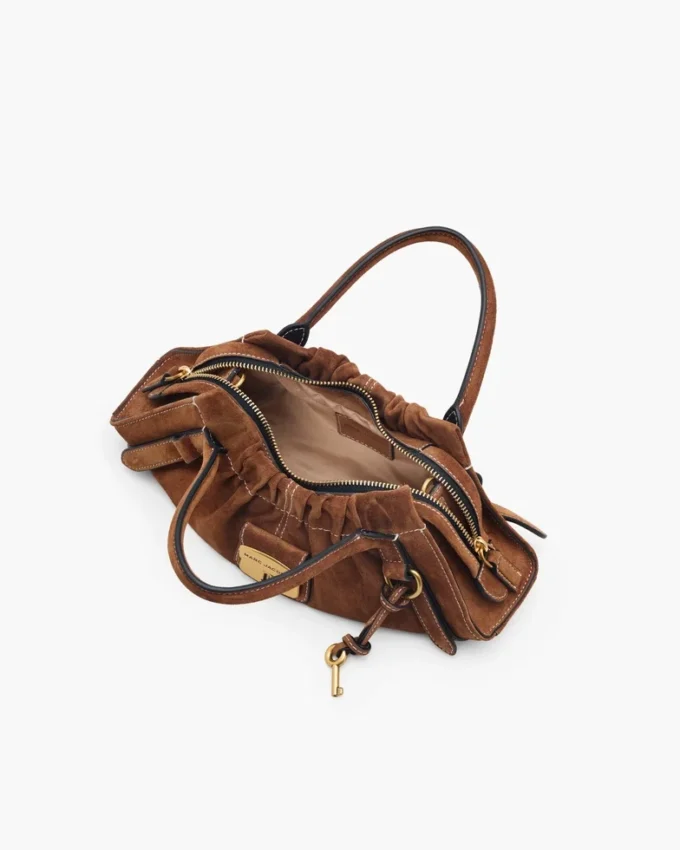 The Suede Cristina Small Satchel The Suede Cristina Small Satchel