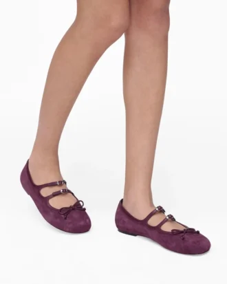 The Suede Kiki Ballerina