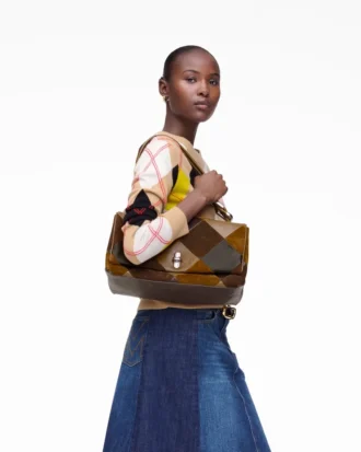 The Suede Patchwork Large Dual Bag The Suede Patchwork Large Dual Bag
