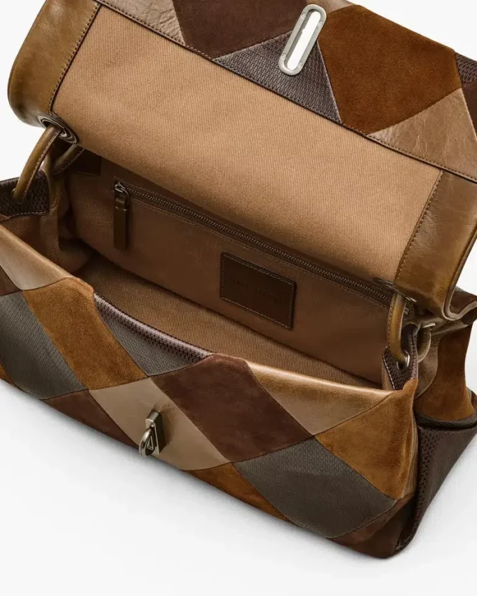 The Suede Patchwork Large Dual Bag The Suede Patchwork Large Dual Bag