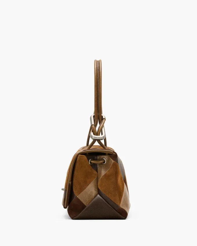 The Suede Patchwork Large Dual Bag The Suede Patchwork Large Dual Bag