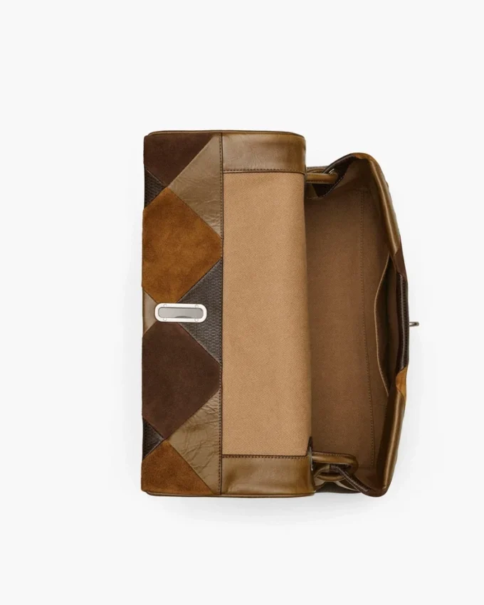 The Suede Patchwork Large Dual Bag The Suede Patchwork Large Dual Bag