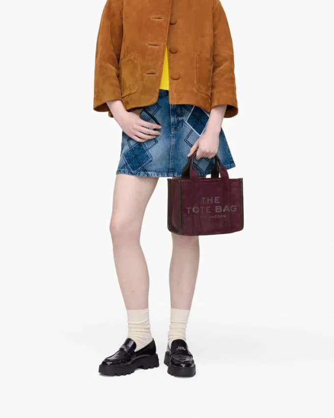 The Suede Small Tote Bag The Suede Small Tote Bag