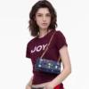 The Trinket Charm Denim Dual Chain Mini Bag The Trinket Charm Denim Dual Chain Mini Bag