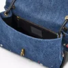 The Trinket Charm Denim Large Dual Bag The Trinket Charm Denim Large Dual Bag
