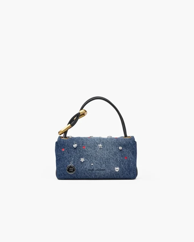 The Trinket Charm Denim Mini Dual Bag The Trinket Charm Denim Mini Dual Bag