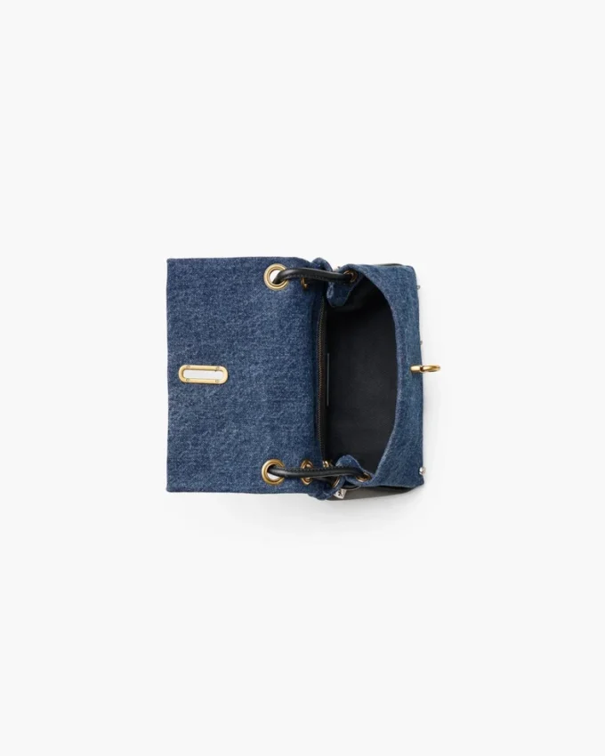 The Trinket Charm Denim Mini Dual Bag The Trinket Charm Denim Mini Dual Bag